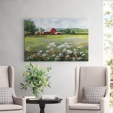 Load image into Gallery viewer, 32&quot; H x 48&quot; W x 1.5&quot; D Summer At The Farm - Print on Canvas
