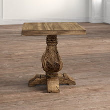Load image into Gallery viewer, Summit 24&#39;&#39; Tall Solid Wood Pedestal End Table

