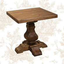 Load image into Gallery viewer, Summit 24&#39;&#39; Tall Solid Wood Pedestal End Table
