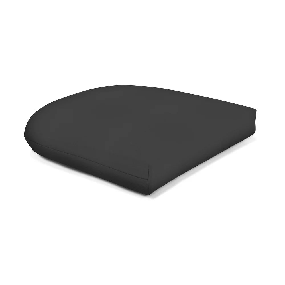 Sunbrella Wicker Seat Pad - Canvas Black 18