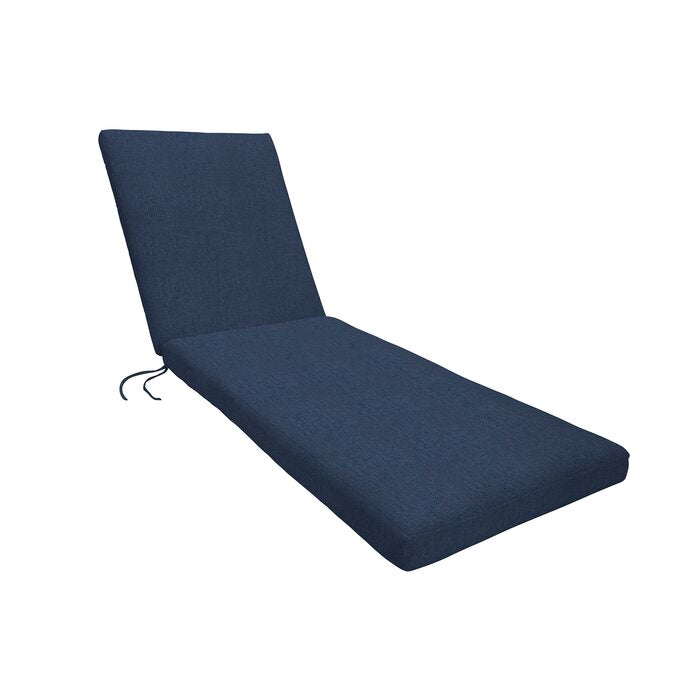 Sunbrella Chaise Lounge Cushion, Color: Spectrum Indigo, #6364