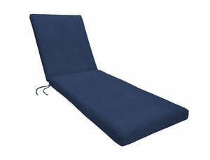 Sunbrella Chaise Lounge Cushion, Color: Navy, #6452