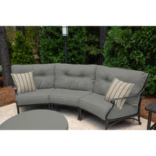 Load image into Gallery viewer, 15&quot; H x 15&quot; W Cove Pebble Sunbrella® Indoor/Outdoor Throw Pillow
