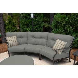 15" H x 15" W Cove Pebble Sunbrella® Indoor/Outdoor Throw Pillow