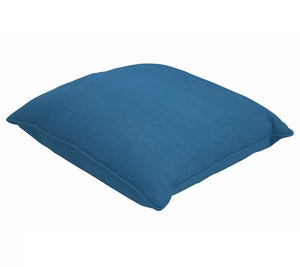 16" H x 16" W Canvas Regatta Sunbrella Single Piped Throw Pillow (SET OF 4)