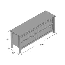 Load image into Gallery viewer, Sunbury TV Stand for TVs up to 65&quot;, Gray Wash#2394HW

