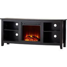 Load image into Gallery viewer, Black Sunbury TV Stand for TVs up to 65" with Fireplace Included MRM1351
