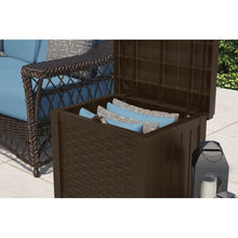 Load image into Gallery viewer, Suncast 22 Gallons Gallon Water Resistant Storage Bench in Java MRM4142
