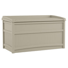 Load image into Gallery viewer, Suncast 50 Gallons Gallon Water Resistant Resin Deck Box in Taupe 5328RR
