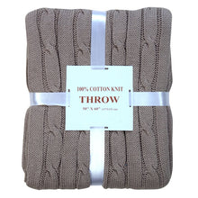 Load image into Gallery viewer, Super Soft Warm 100% Cotton Throw
