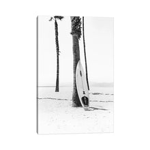 Load image into Gallery viewer, 12&quot; H x 8&quot; W x 0.75&quot; D Surf Board In Black And White by Sisi &amp; Seb - Photograph
