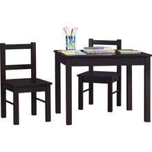 Load image into Gallery viewer, Espresso Suri Kids 3 Piece Table and Chair Set, #6453
