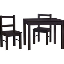 Load image into Gallery viewer, Espresso Kids 3 Piece Table and Chair Set #9376
