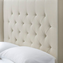 Load image into Gallery viewer, Sutton Upholstered Solid Wood Wingback Headboard, king
