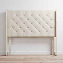 Load image into Gallery viewer, Queen Sutton Wingback Upholstered Headboard
