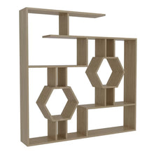 Load image into Gallery viewer, Swenson 52.7'' H x 52.7'' W Geometric Bookcase
