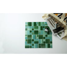 Load image into Gallery viewer, Swimming Pool Value Glass Versailles Mosaic Tile (Set of 16) 1941AH (3 boxes)
