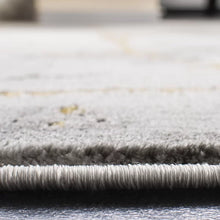 Load image into Gallery viewer, Swindle Abstract Area Rug in Gray/Gold 3&#39; x 3&#39;
