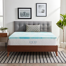 Load image into Gallery viewer, Swirl 2&quot; Gel Memory Foam Mattress Topper Twin #2410HW
