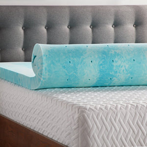 Swirl 3" Gel Memory Foam Mattress Topper 5418RR