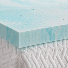 Load image into Gallery viewer, Swirl 3&quot; Gel Memory Foam Mattress Topper 5461RR
