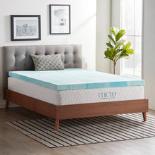 Load image into Gallery viewer, Swirl 3&quot; Gel Memory Foam Mattress FULL Topper 7421RR

