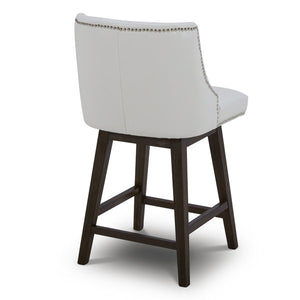 37.5'' H x 19.75'' W x 22'' D Swivel 26'' Counter Stool (Set of 2)