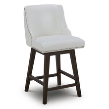 Load image into Gallery viewer, 37.5&#39;&#39; H x 19.75&#39;&#39; W x 22&#39;&#39; D Swivel 26&#39;&#39; Counter Stool (Set of 2)
