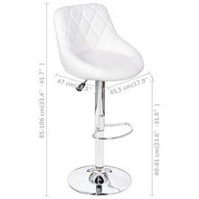 Load image into Gallery viewer, Swivel Adjustable Height Bar Stool (Set of 2) CG176
