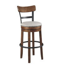 Load image into Gallery viewer, Brown Swivel Bar Stool (30" Seat Height)
