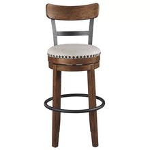 Load image into Gallery viewer, Brown Swivel Bar Stool (30" Seat Height)
