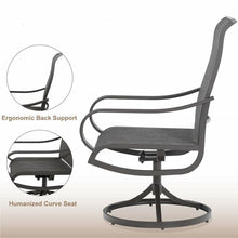 Load image into Gallery viewer, Swivel Patio Dining Chair (Set of 2)#1063HW

