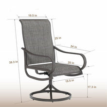 Load image into Gallery viewer, Swivel Patio Dining Chair (Set of 2)#1063HW
