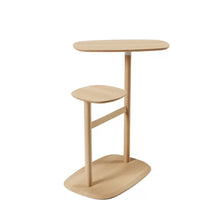 Load image into Gallery viewer, Swivo Solid Wood Floor Shelf End Table
