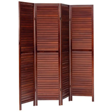 Load image into Gallery viewer, Sybil 71&#39;&#39; H Solid Wood Folding Room Divider 4 panels
