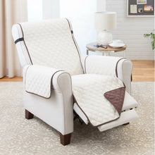 Load image into Gallery viewer, Beige-Khaki T-Cushion Recliner Slipcover
