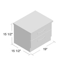 Load image into Gallery viewer, Hinkson 2 Drawer Nightstand, #TB47
