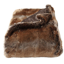 Load image into Gallery viewer, Leavens Marten Sable Faux Fur Blanket, #TB49
