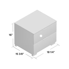 Load image into Gallery viewer, Elaine 2 Drawer Nightstand, #TB52
