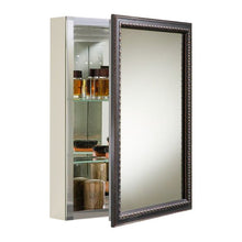 Load image into Gallery viewer, Recessed or Surface Mount Framed 1 Door Medicine Cabinet with 2 Adjustable Shelves, #TB56

