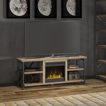 Load image into Gallery viewer, Millen TV Stand for TVs up to 60&quot; with Fireplace Included, #TB84
