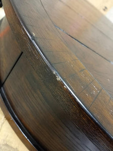 Gettysburg 24'' Tall Solid Wood Pedestal End Table with Storage