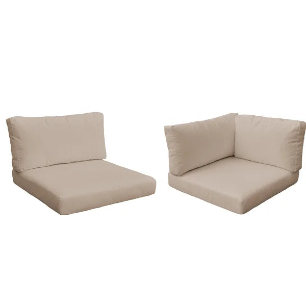 TK Classics - Piece Outdoor Seat/Back Cushion, 12pc cushion cover set