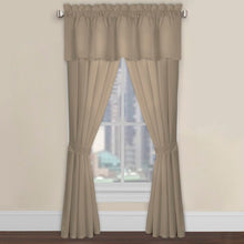 Load image into Gallery viewer, Tailored Solid Semi-Sheer Rod Pocket Single Curtain Panel (ND184)

