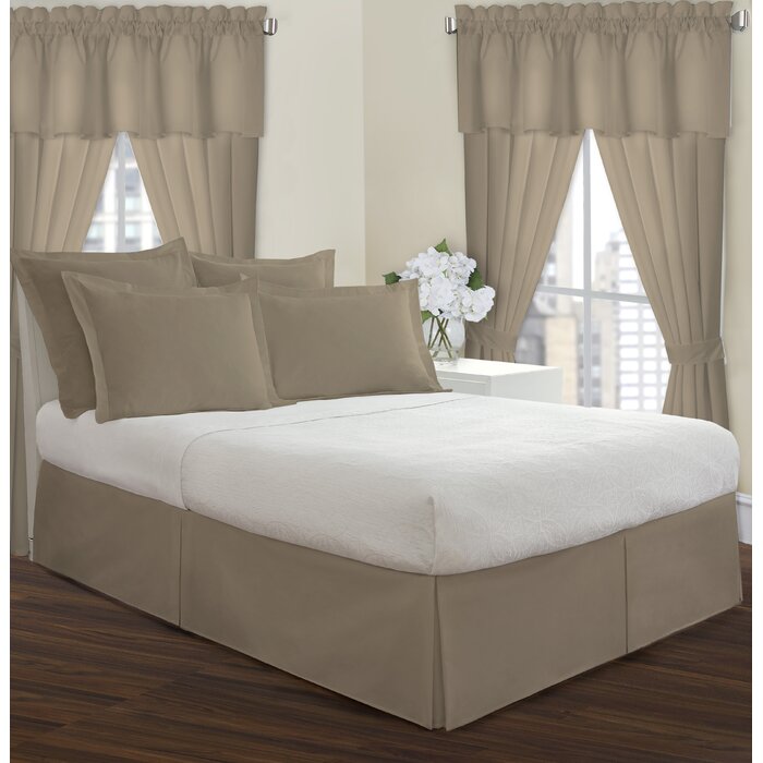 Tailored Solid Semi-Sheer Rod Pocket Single Curtain Panel (ND184)