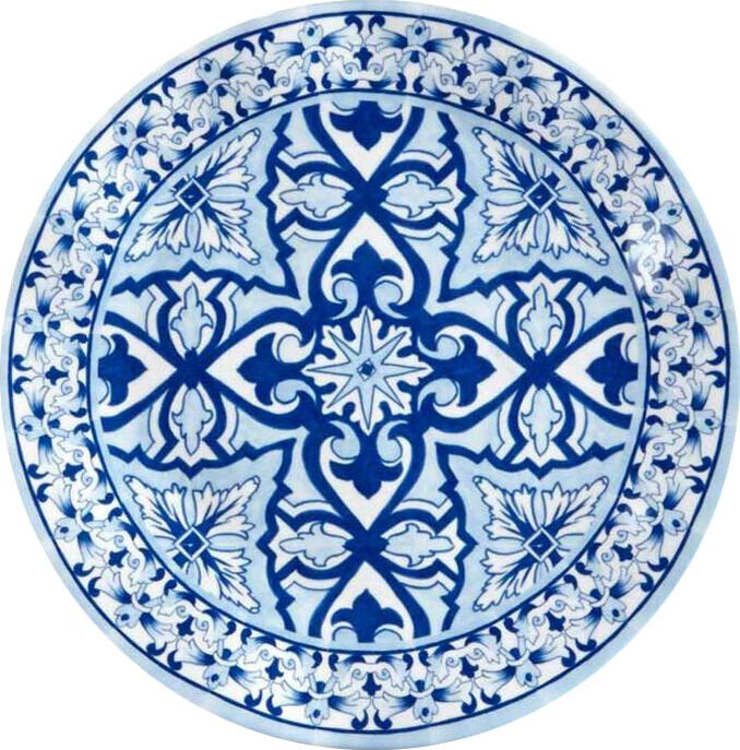 Talia Melamine Appetizer Plate (Set of 4) GL43