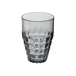 Gray Tall Drinking Glass, (Set of 2)