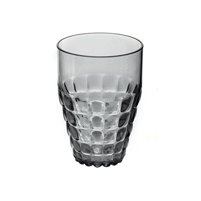 Gray Tall Drinking Glass, (Set of 2)