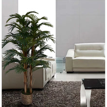 Load image into Gallery viewer, Tall High End Realistic Silk Floor Palm Tree in Planter
