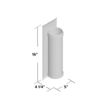 Load image into Gallery viewer, Tall Iron and Glass Wall Sconce (Set of 1 only) MRM3381
